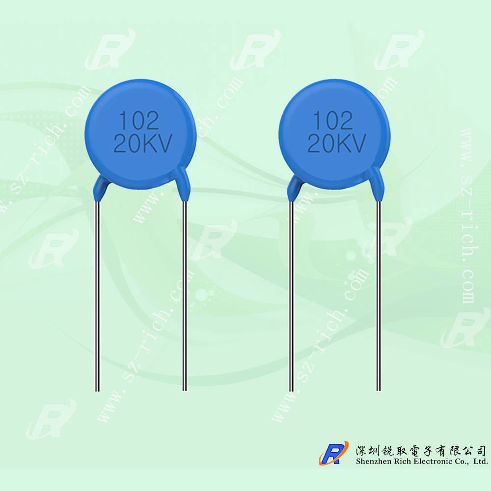 Ultra high voltage porcelain chip capacitor